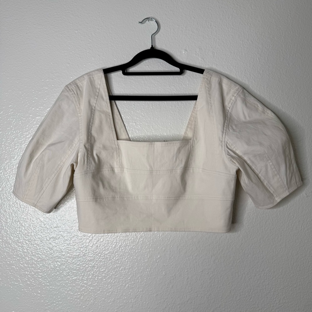 A.L.C. Linen Blend Gianna Top size 12 - Picture 3 of 12